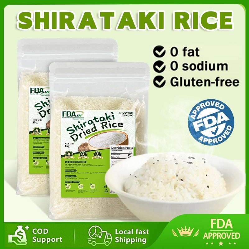 Shirataki Rice Low Carb No-Cook 0 Fat